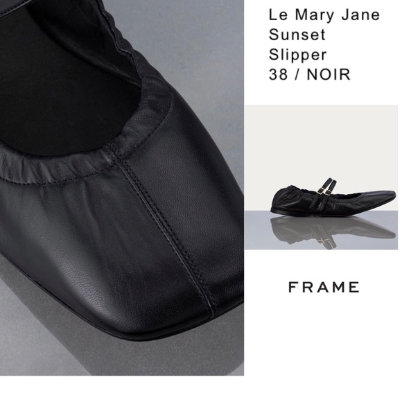 Frame Black Leather Modern MaryJane - Picture 2 of 10